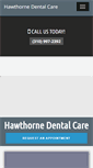 Mobile Screenshot of hawthornedentalcare.com
